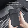 NILLKIN For iPhone 14 Plus Carbon Fiber Phone Case Anti-drop PC - TPU Cover with Slide Camera Protection