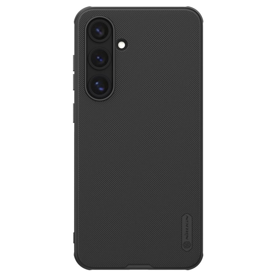 NILLKIN Super Frosted Shield Pro for Samsung Galaxy S24 FE Case PC - TPU Drop-Proof Shell Built-In Magnet Ring