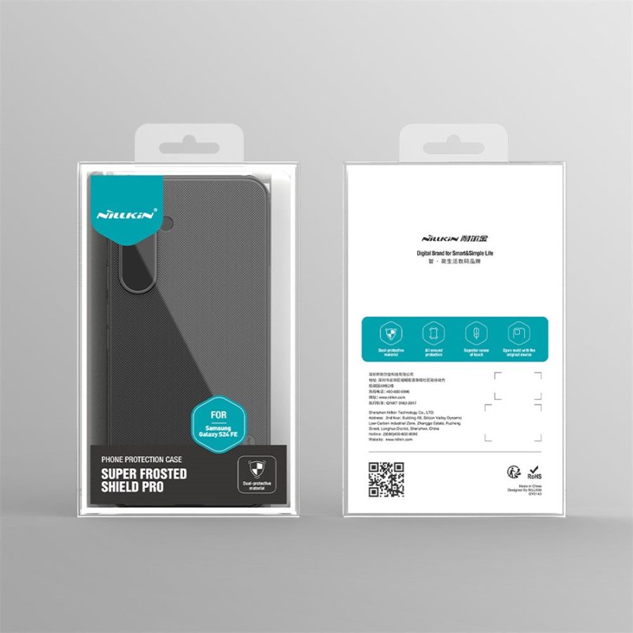 NILLKIN Super Frosted Shield Pro for Samsung Galaxy S24 FE Case PC - TPU Drop-Proof Shell