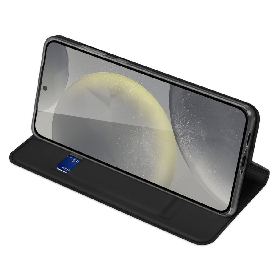 DUX DUCIS Skin Pro Series For Samsung Galaxy S24 FE Leather Case Card Holder Phone Cover