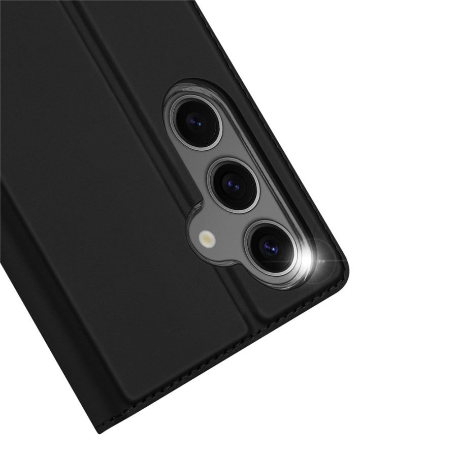 DUX DUCIS Skin Pro Series For Samsung Galaxy S24 FE Leather Case Card Holder Phone Cover