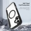 6601108805A-10 DUX DUCIS Skin X Pro for iPhone 16 Magnetic Case Card Slot PU Leather Flip Phone Cover