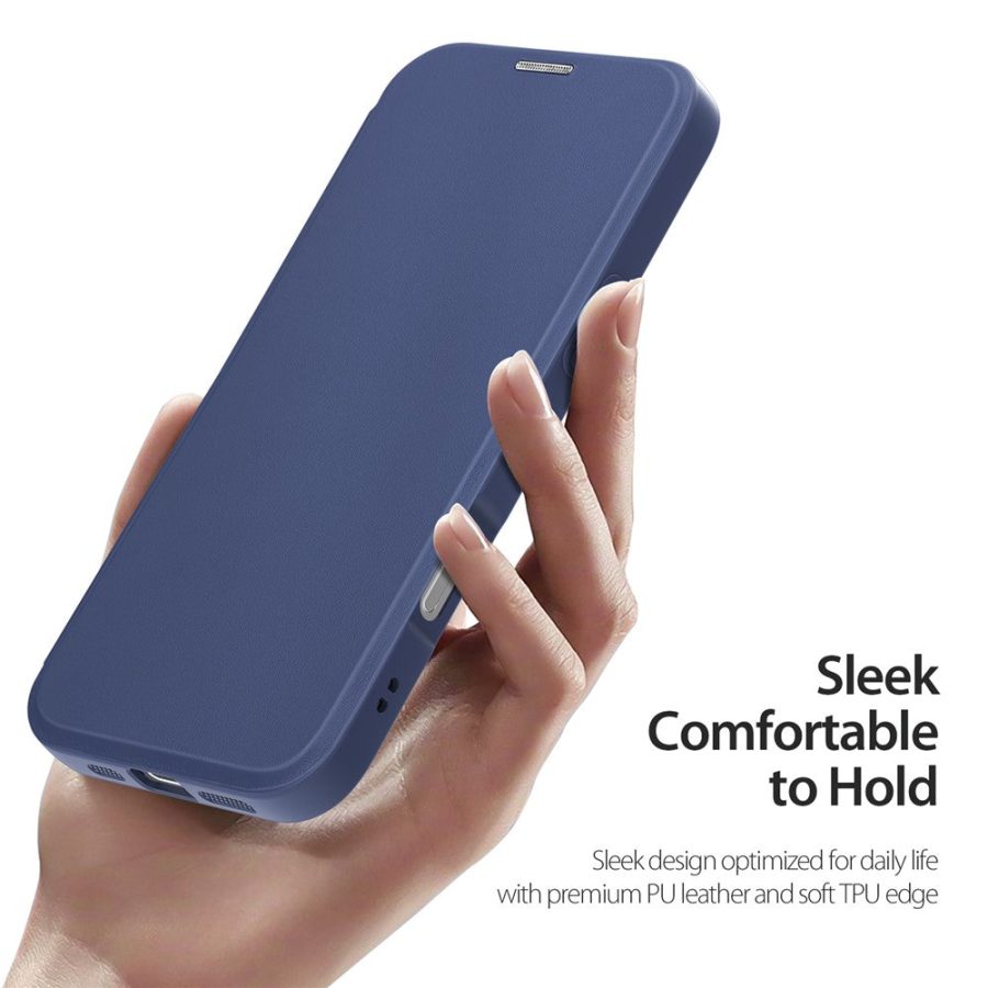 6601108806A-6 DUX DUCIS Skin X Pro for iPhone 16 Plus Case Compatible with MagSafe Card Slot Leather Cover