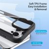 6601108807A-9 DUX DUCIS Skin X Pro for iPhone 16 Pro Leather Case Compatible with MagSafe Card Holder Phone Cover