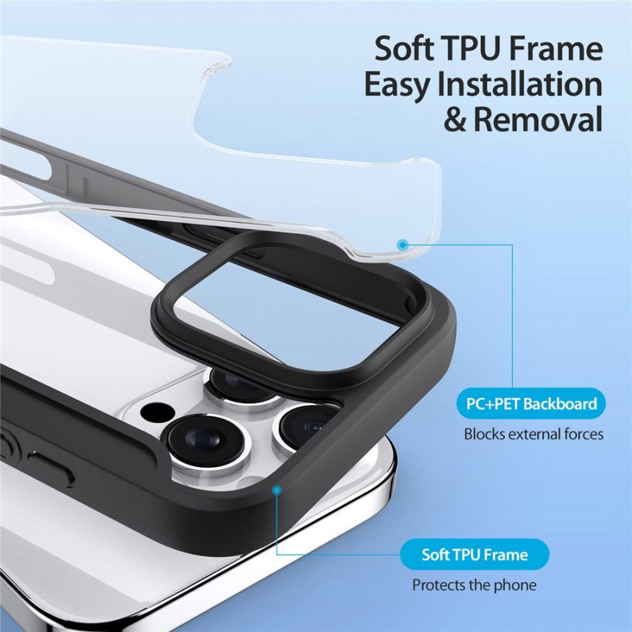 6601108807A-9 DUX DUCIS Skin X Pro for iPhone 16 Pro Leather Case Compatible with MagSafe Card Holder Phone Cover