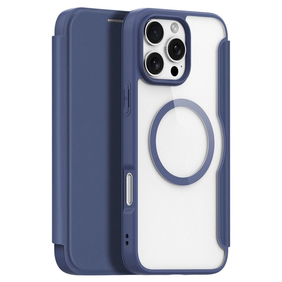 6601108807C-1 DUX DUCIS Skin X Pro for iPhone 16 Pro Leather Case Compatible with MagSafe Card Holder Phone Cover