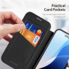DUX DUCIS Skin X Pro for iPhone 16 Pro Max Magnetic Phone Case Card Holder Leather Cover