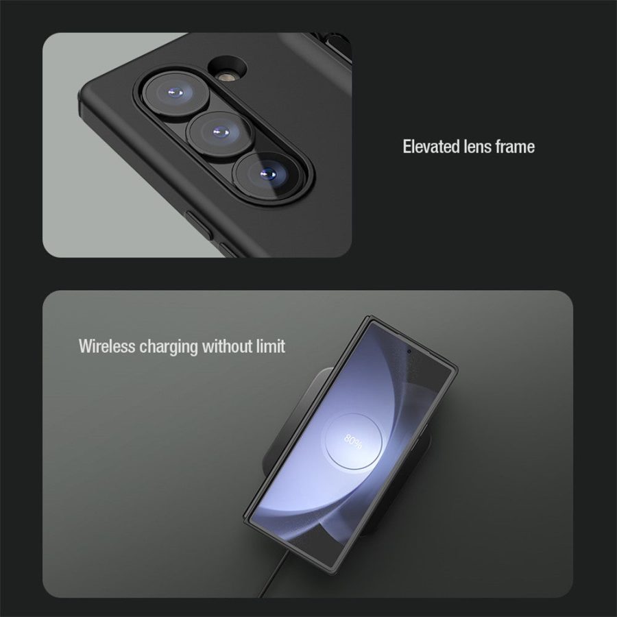 6601109078A-12_a5506a4c-2f8d-4b3f-b84f-16a0a4539fc9 NILLKIN Flex Pure Fold For Samsung Galaxy Z Fold6 Case Shockproof Silicone Phone Cover with Stylus Pen