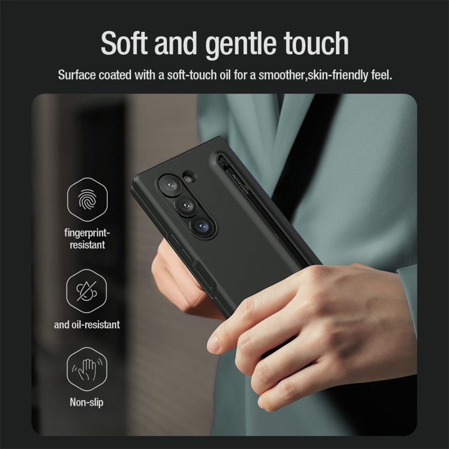 6601109078A-7_5f77f388-8b16-49e6-9deb-301387f6b343 NILLKIN Flex Pure Fold For Samsung Galaxy Z Fold6 Case Shockproof Silicone Phone Cover with Stylus Pen