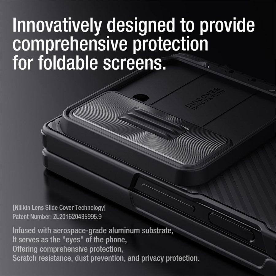 6601109727B-7_8b5c5f9b-1d2f-46a0-b44f-5f49bf8b3280 NILLKIN CamShield Fold Case for Samsung Galaxy Z Fold6 Shockproof Kickstand Phone Cover Slide Camera Lid