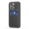 6601110668A-2 DUX DUCIS Rafi II Series for iPhone 16 Pro Magnetic Case Kickstand Card Slots Leather - TPU Phone Cover