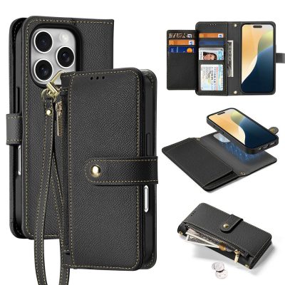6601113834A-1 DUX DUCIS Lawa Series for iPhone 16 Pro Max Magnetic Case Cowhide Leather Detachable Phone Cover