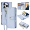 DUX DUCIS Lawa Series for iPhone 16 Pro Max Magnetic Case Cowhide Leather Detachable Phone Cover