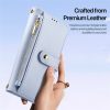 6601113837A-8 DUX DUCIS Lawa Series for iPhone 16 Magnetic Case Detachable Zipper Wallet Cowhide Leather Cover