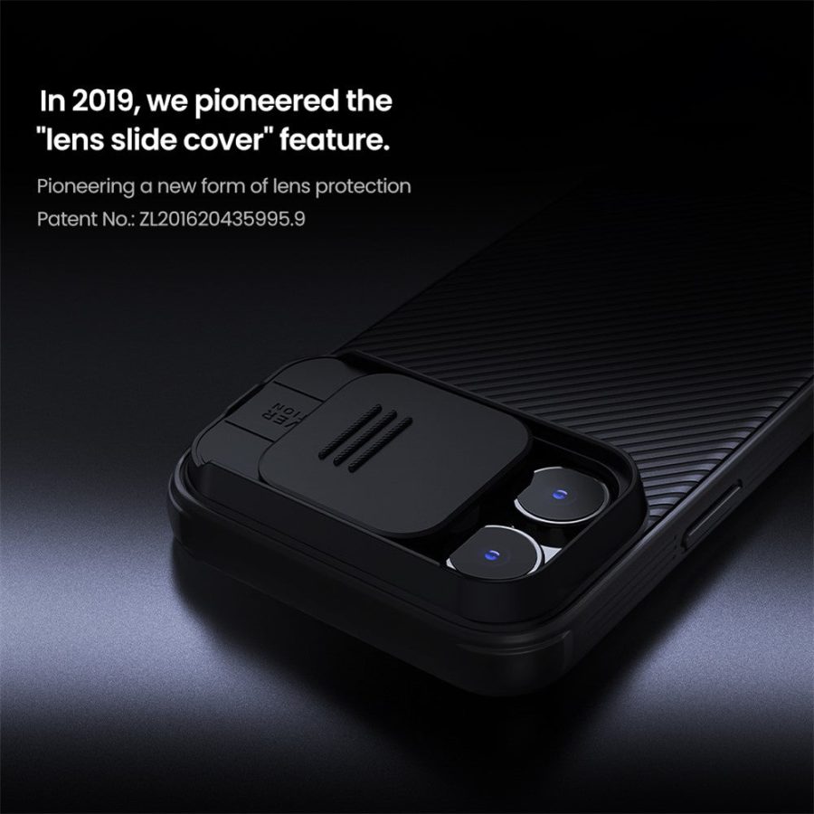 NILLKIN Camshield Pro Series for iPhone 16 Pro Case PC - TPU Slide Camera Lid Phone Cover