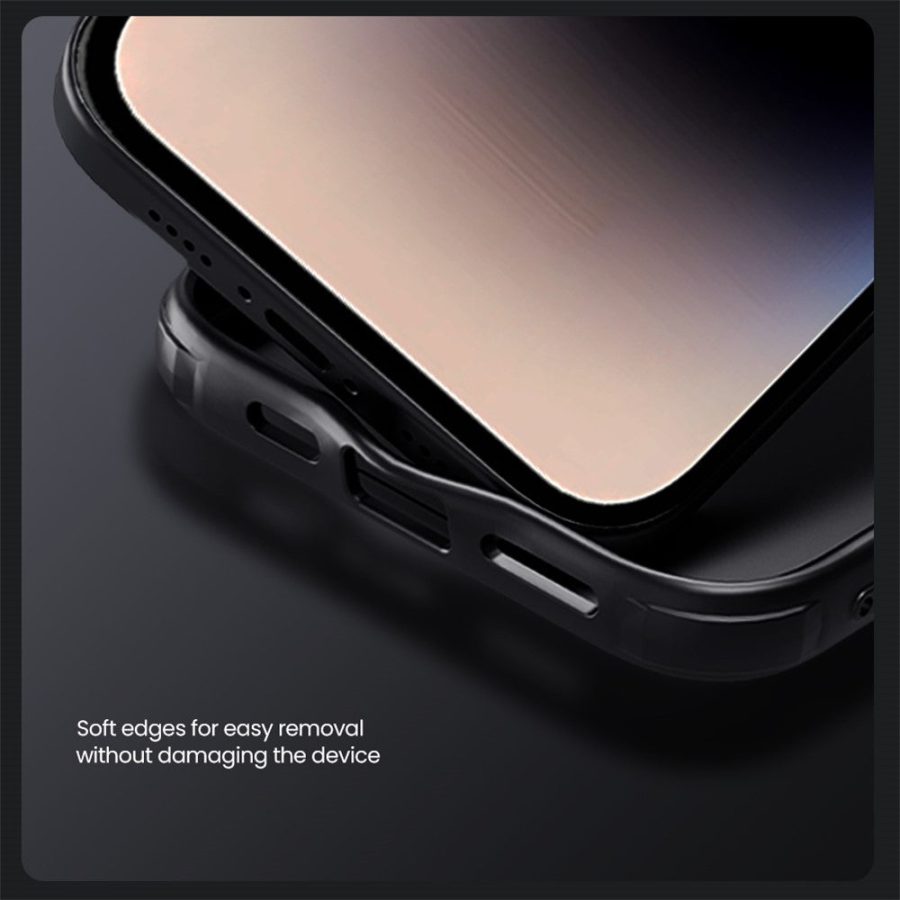 NILLKIN Camshield Pro for iPhone 16 Pro Case Compatible with MagSafe TPU - PC Phone Cover with Slider Camera