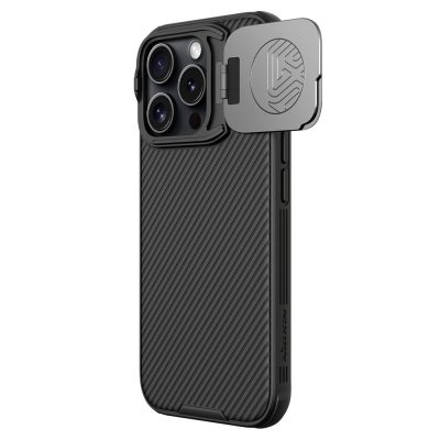 6601117720A-1 NILLKIN Camshield Prop Magnetic Series for iPhone 16 Pro Case Compatible with MagSafe PC - TPU Phone Cover with Camera Cover