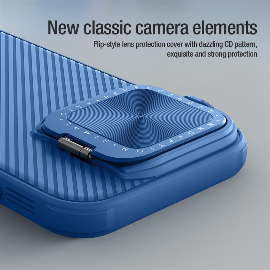 NILLKIN Camshield Prop Magnetic Series for iPhone 16 Pro Case Compatible with MagSafe PC - TPU Phone Cover with Camera Cover