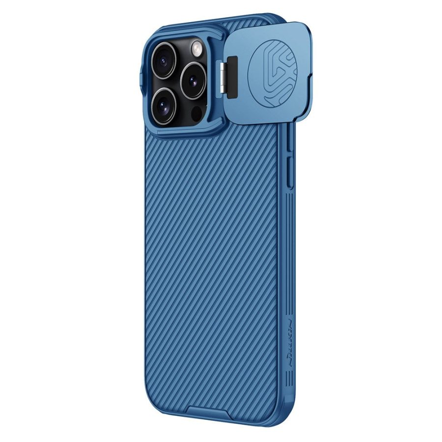 NILLKIN Camshield Prop Magnetic Series for iPhone 16 Pro Max Case Compatible with MagSafe PC - TPU Phone Cover with Camera Cover - Black