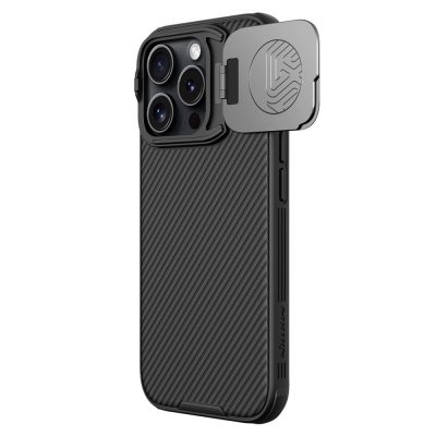 6601117722A-1 NILLKIN Camshield Prop Series for iPhone 16 Pro Case Slide Camera Protection PC - TPU Phone Cover