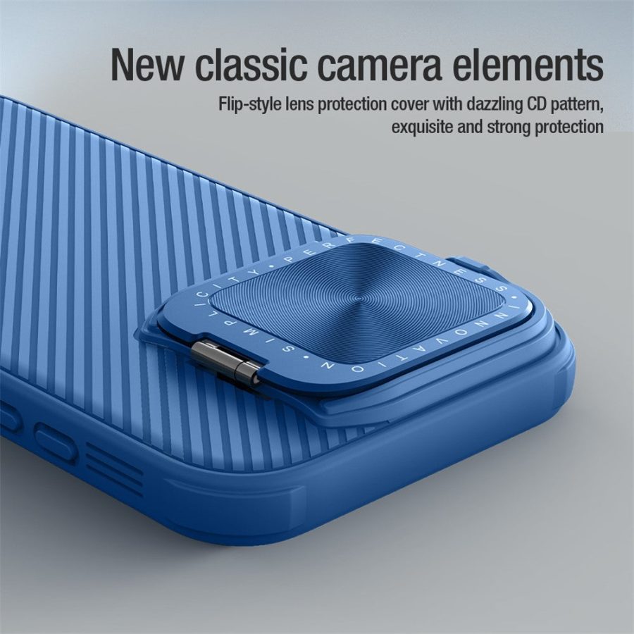 6601117722A-8 NILLKIN Camshield Prop Series for iPhone 16 Pro Case Slide Camera Protection PC - TPU Phone Cover