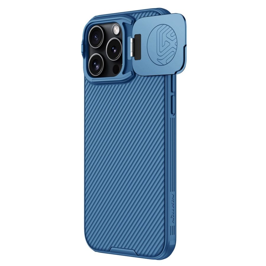 6601117723B-1 NILLKIN Camshield Prop Series for iPhone 16 Pro Max Case Slide Camera Protection PC - TPU Phone Cover