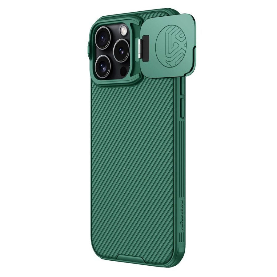 6601117723C-1 NILLKIN Camshield Prop Series for iPhone 16 Pro Max Case Slide Camera Protection PC - TPU Phone Cover