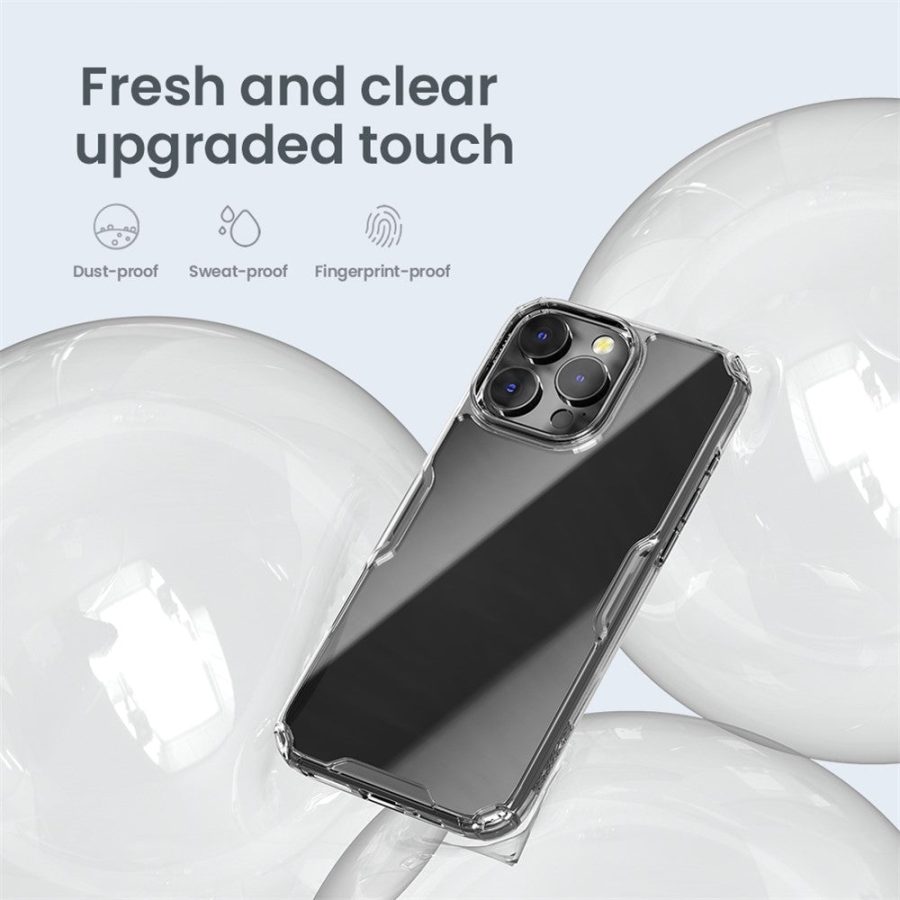 NILLKIN Nature Pro Series for iPhone 16 Pro Clear Case PC - TPU Phone Back Cover