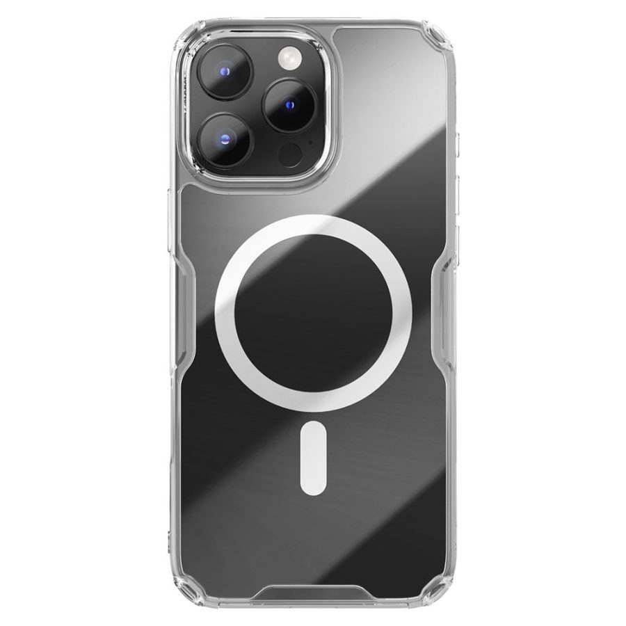 6601117726A-1 NILLKIN Pro Series for iPhone 16 Pro Case Compatible with MagSafe TPU - PC Ultra Clear Phone Case