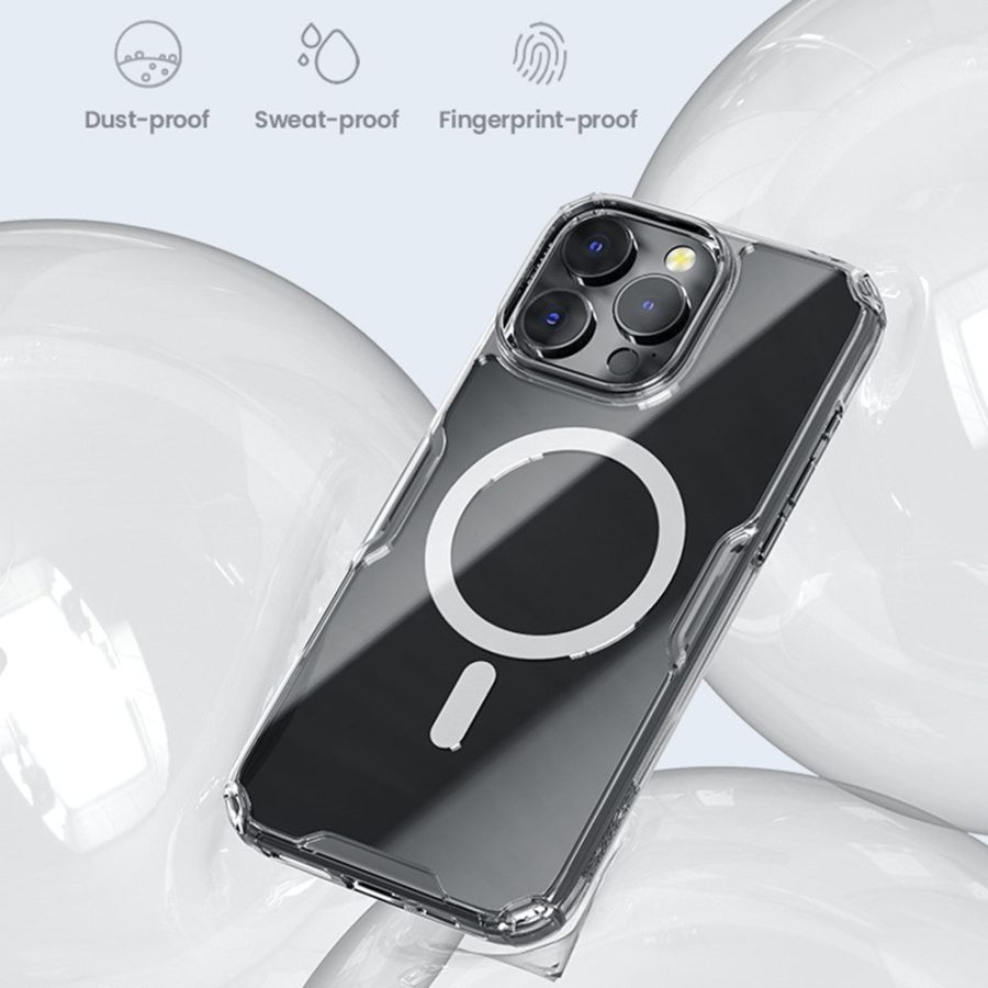 6601117726A-8 NILLKIN Pro Series for iPhone 16 Pro Case Compatible with MagSafe TPU - PC Ultra Clear Phone Case