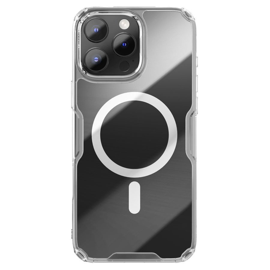 6601117727A-1 NILLKIN Pro Series for iPhone 16 Pro Max Case Compatible with MagSafe TPU - PC Ultra Clear Phone Case