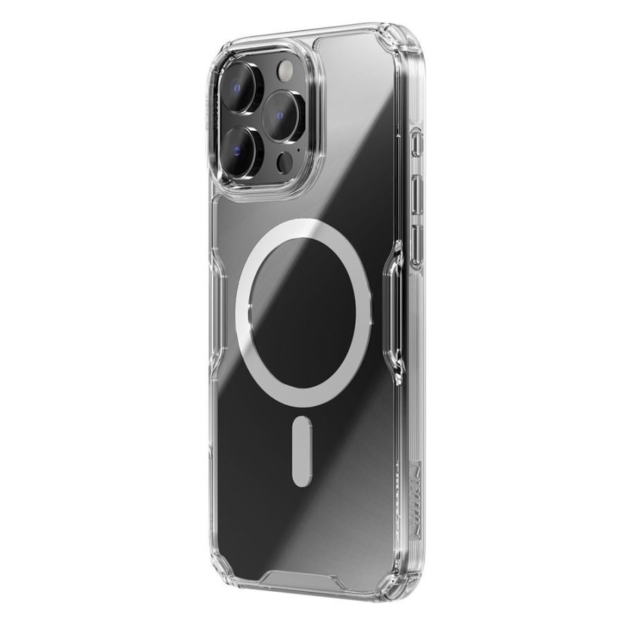 6601117727A-2 NILLKIN Pro Series for iPhone 16 Pro Max Case Compatible with MagSafe TPU - PC Ultra Clear Phone Case