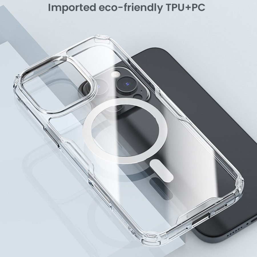 6601117727A-6 NILLKIN Pro Series for iPhone 16 Pro Max Case Compatible with MagSafe TPU - PC Ultra Clear Phone Case