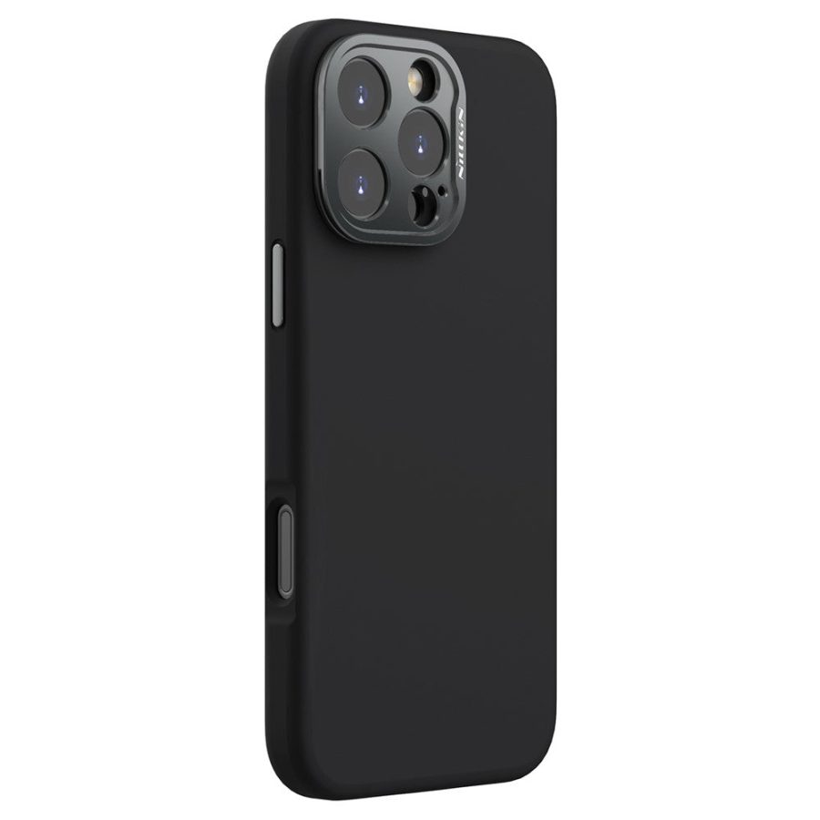 6601117728B-3 NILLKIN Lenswing Prop For iPhone 16 Pro Max Case Compatible with MagSafe Camera Lens Frame Kickstand Soft Silicone Phone Cover