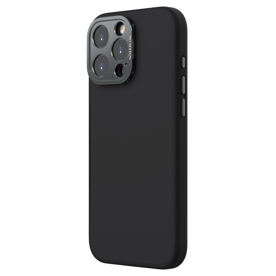 6601117728B-4 NILLKIN Lenswing Prop For iPhone 16 Pro Max Case Compatible with MagSafe Camera Lens Frame Kickstand Soft Silicone Phone Cover