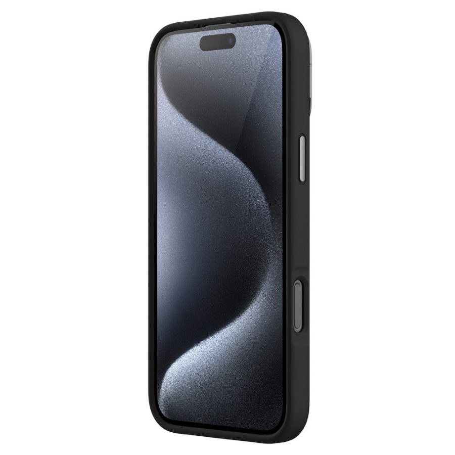 6601117728B-5 NILLKIN Lenswing Prop For iPhone 16 Pro Max Case Compatible with MagSafe Camera Lens Frame Kickstand Soft Silicone Phone Cover
