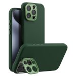 NILLKIN Lenswing Prop For iPhone 16 Pro Max Case Compatible with MagSafe Camera Lens Frame Kickstand Soft Silicone Phone Cover