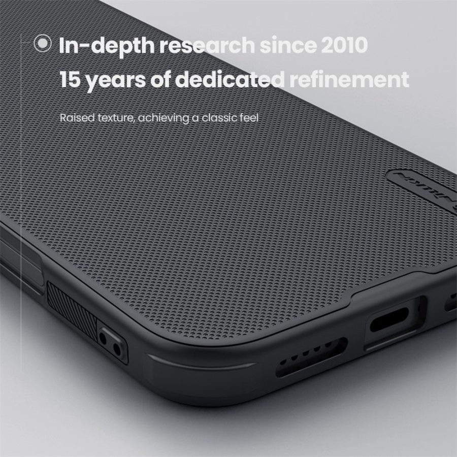 6601119377A-7 NILLKIN Frosted Shield Pro For iPhone 16 Case Matte PC - TPU Phone Cover