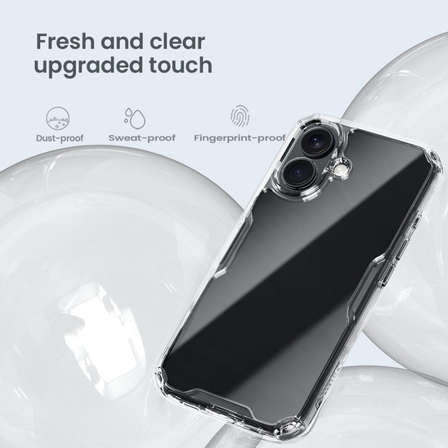 NILLKIN Pro Series for iPhone 16 Case TPU - PC Ultra Clear Phone Case