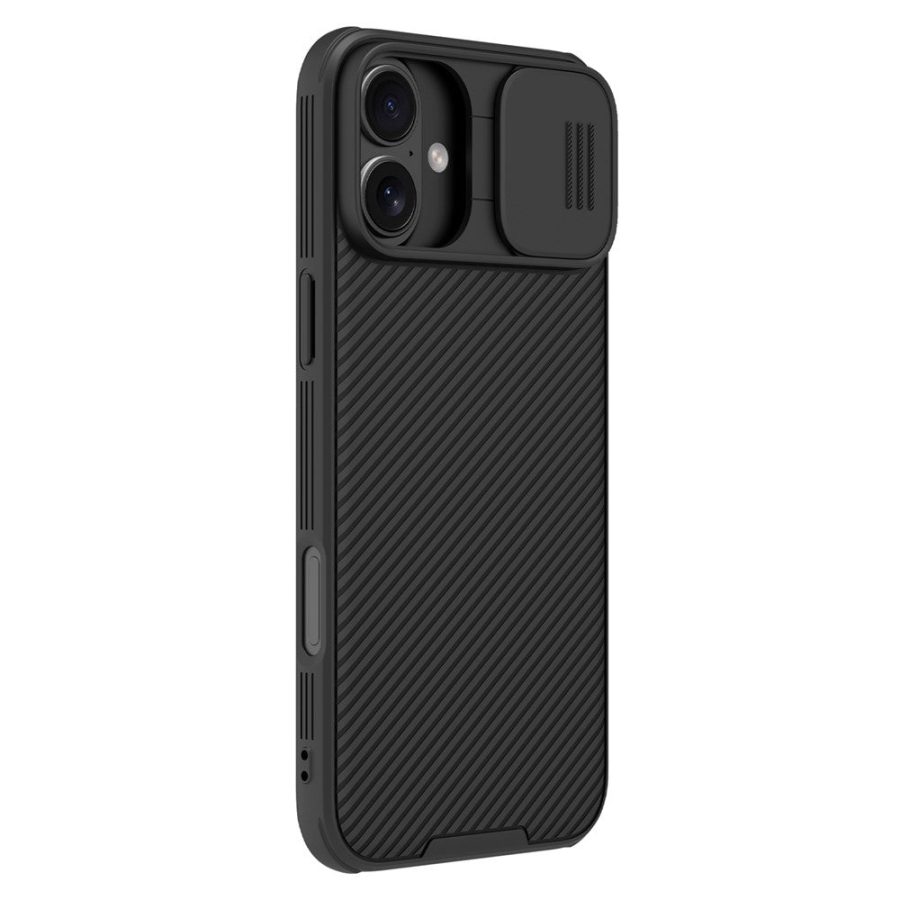 6601119394A-3 NILLKIN Camshield Pro Series for iPhone 16 Plus Case PC - TPU Slide Camera Lid Phone Cover