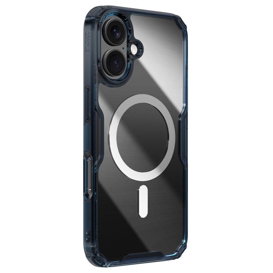 6601122407B-3 NILLKIN Nature Pro Series for iPhone 16 Case Compatible with MagSafe TPU - PC Ultra Clear Phone Case