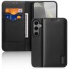 DUX DUCIS Hivo Series For Samsung Galaxy S25 Case Cowhide Leather RFID Blocking Wallet Stand Flip Phone Cover