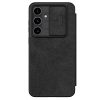 6601126591A-1 NILLKIN Qin Pro Series for Samsung Galaxy S24 FE Case with Card Slots Leather Phone Cover