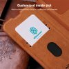 6601126591A-11 NILLKIN Qin Pro Series for Samsung Galaxy S24 FE Case with Card Slots Leather Phone Cover