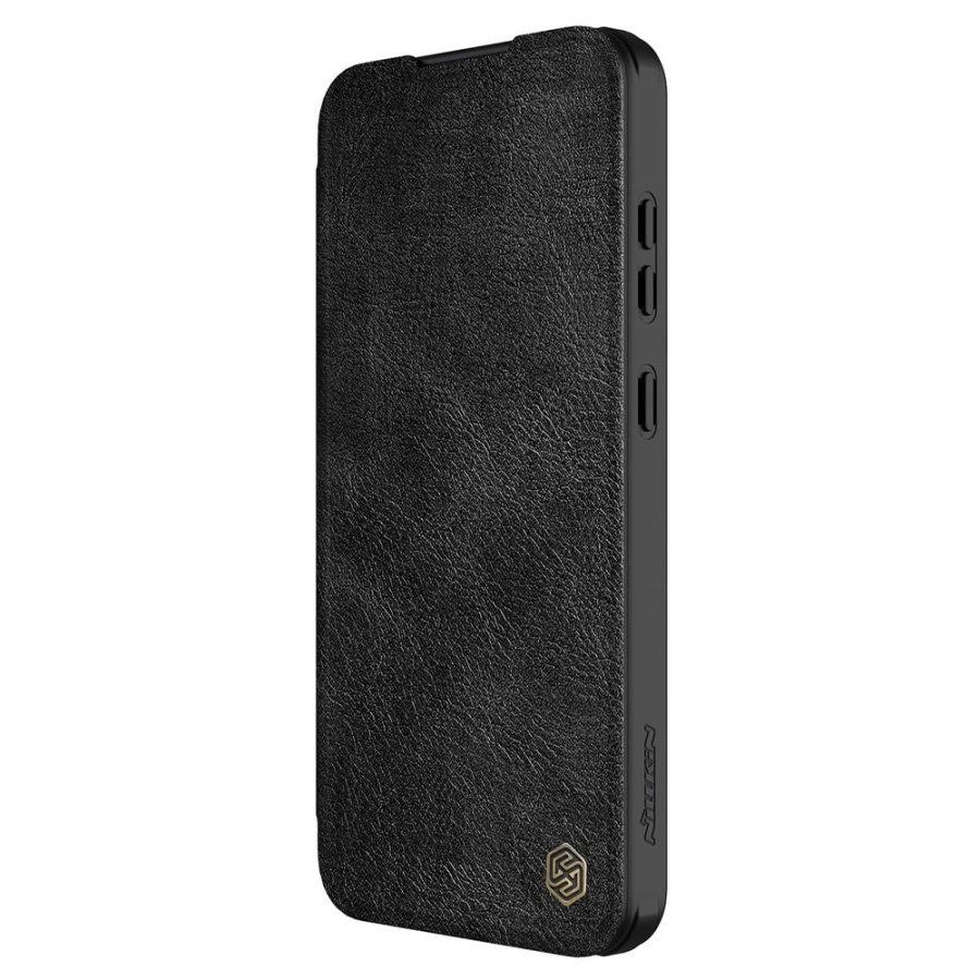 6601126591A-4 NILLKIN Qin Pro Series for Samsung Galaxy S24 FE Case with Card Slots Leather Phone Cover