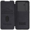 6601126591A-6 NILLKIN Qin Pro Series for Samsung Galaxy S24 FE Case with Card Slots Leather Phone Cover