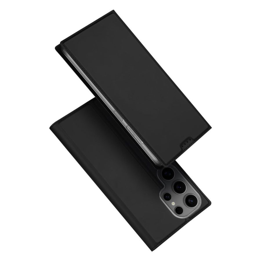 6601126827A-1 DUX DUCIS Skin Pro Series For Samsung Galaxy S25 Ultra Case Leather Phone Cover Card Holder (Non-magnetic)