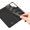 6601126827A-7 DUX DUCIS Skin Pro Series For Samsung Galaxy S25 Ultra Case Leather Phone Cover Card Holder (Non-magnetic)