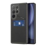 DUX DUCIS For Samsung Galaxy S25 Ultra Magnetic Case Rafi II Series Leather Back Cover with RFID Blocking Card Slots
