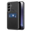 DUX DUCIS  Rafi II Series For Samsung Galaxy S25 Magnetic Case Leather Back Cover with RFID Blocking Card Slots
